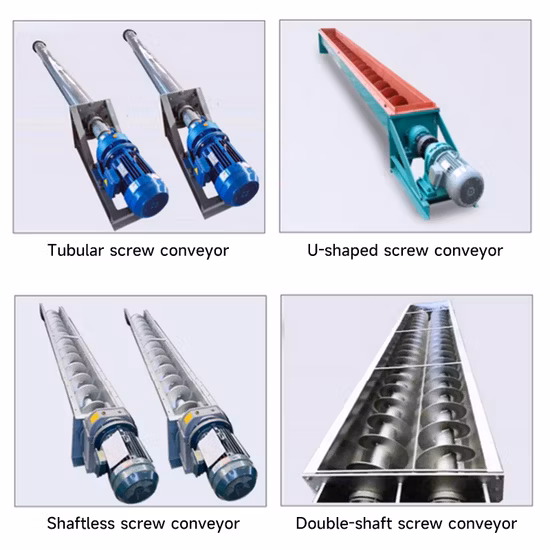 Good Price Small Grain Worm Screw Conveyor / Auger Conveying Machine / Spiral Conveying Feeder