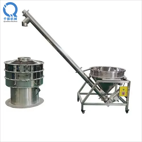Good Price Small Grain Worm Screw Conveyor / Auger Conveying Machine / Spiral Conveying Feeder