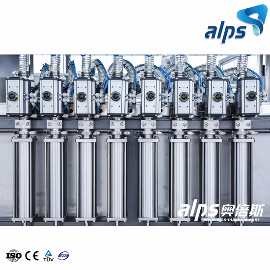 Automatic Plastic Bottling Plant Line Edible Olive Engine Oil Filling Capping Machine