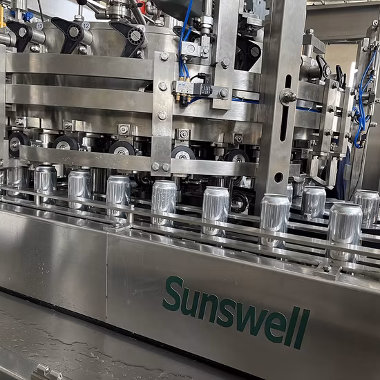 China Manufacturer Automatic Aluminum Can Filling Line Carbonated Juice Filling-Seaming 2-in-1 Monoblock Canning Machine